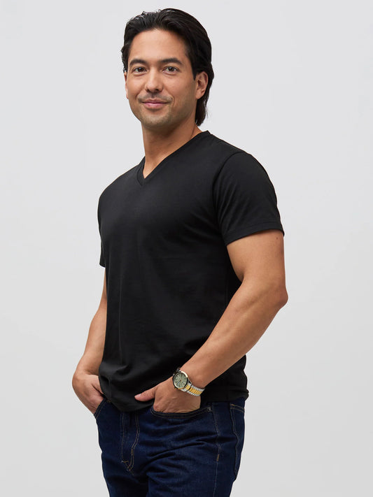 Black V-Neck