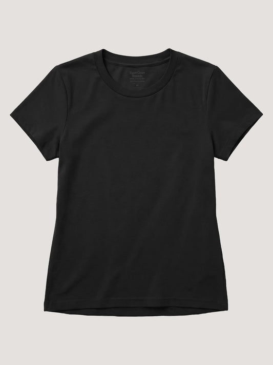 Black Everyday Crew Neck Tee