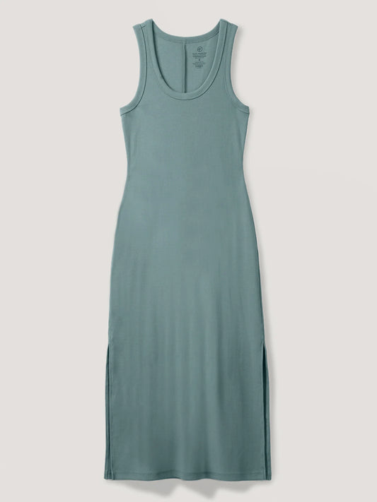 Harbor Mist Ribbed Tank Dress