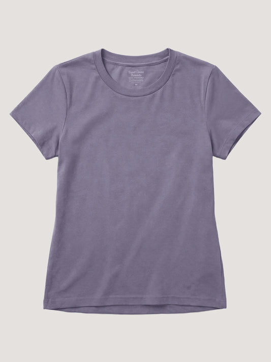 Flint Purple Everyday Crew Neck Tee